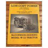 McCormick-Deering W-12 Sales Literature