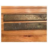 (2) Diamond T Name Plates