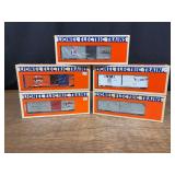 (5) Rail Cars NIB Lionel
