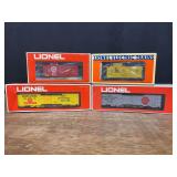 (4) Freight Cars + Caboose NIB Lionel