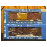 (2) UP + BN Box Cars NIB Pecos River