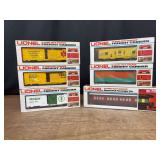 (6) Rail Cars + Caboose NIB Lionel