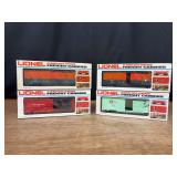 (4) Rail Cars NIB Lionel