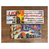 (5) Lionel Train Catalogs