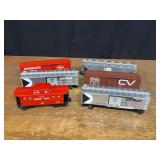 (6) Rail Cars + Caboose Lionel