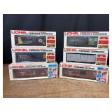 (6) Rail Cars + Caboose NIB Lionel