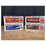 (4) Rail Cars + Caboose NIB Lionel
