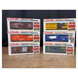 (6) Rail Cars NIB Lionel