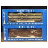 (2) K.C.S. + M.P. Box Cars NIB Pecos River