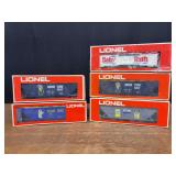 (5) Rail Cars NIB Lionel