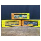 (3) Freight Cars NIB MTH