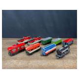 (9) Rail Cars + Cabooses Marx