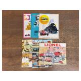 (6) Lionel Catalogs
