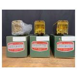 (3) Brass Hopper Cars NIB Toby