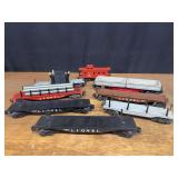 (7) Rail Cars + Caboose Lionel