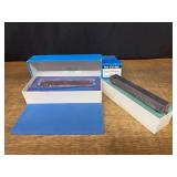 (2) A.T. & S.F Insulated Box Car + SP Gondola NIB Pecos River Brass