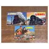 (3) Lionel Train Catalogs