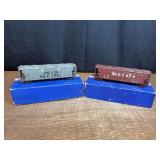 (2) Union Pacific + Santa Fe Hopper Cars NIB NJ