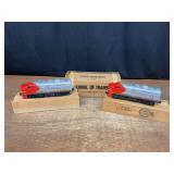 (2) Santa Fe Locomotives NIB Lionel