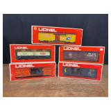 (5) Rail Cars NIB Lionel