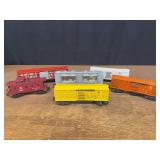 (6) Rail Cars + Caboose Lionel
