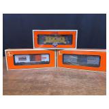 (3) Freight Cars + Caboose NIB Lionel