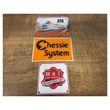 (3) Newer Production Railroad Signs