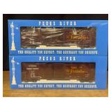 (2) Union Pacific Box Cars NIB Pecos River