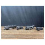 (4) Penn Central + A.T.S.F Locomotives + Tenders