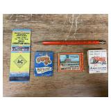 (5) Allis-Chalmers Matchbooks and Pencil