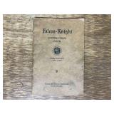 1927 Falcon Motors Corp. Falcon-Knight Instruction Book