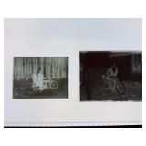 (2) Motorcycle Glass Negatives