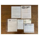 (6) Letters + Envelope