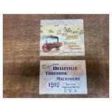(2) Harrison Machine Works Belleville Threshing Machinery CatalogS