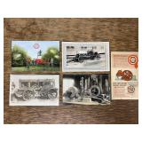 (5) Farm Equipment Postcards