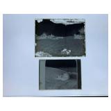 (2) Steam Engines + Combine Glass Negatives