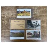 (5) J.I. Case Threshing Machine Co. Postcards