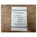 The Waterloo Gasoline Traction Engine Co. Sales Literature - Reprint