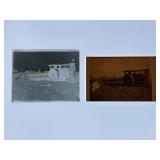 (2) IHC Mogul Postcard and Glass Negative