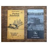 (2) John Deere Pocket Notebooks
