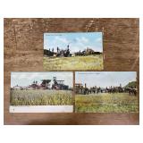 (3) Steam Engine Postcards