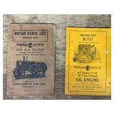 (2) Twin City Repair Parts List Manuals