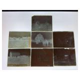(7) Farm Scene Glass Negatives