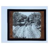 Orchard Tractor Glass Negative