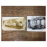 (2) Mack Truck and Race Car Photos