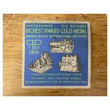 1915 Mietz & Weiss Oil Engines Stamp