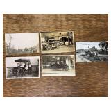 (5) Automotive Postcards