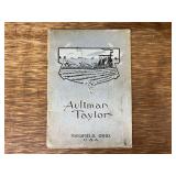Aultman & Taylor Machinery Co. Sales Literature