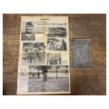 (2) Rickenbacker Series 'D' Instruction Manual + Newspaper Article