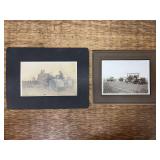 (2) Case + Russell Steam Engine Photos